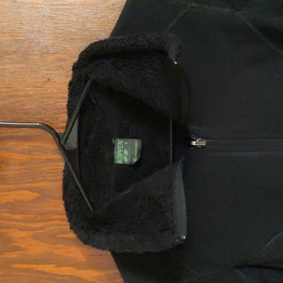 Koppen Reversible Black Fleece Full Zip Jacket Size Small - Picture 3 of 14